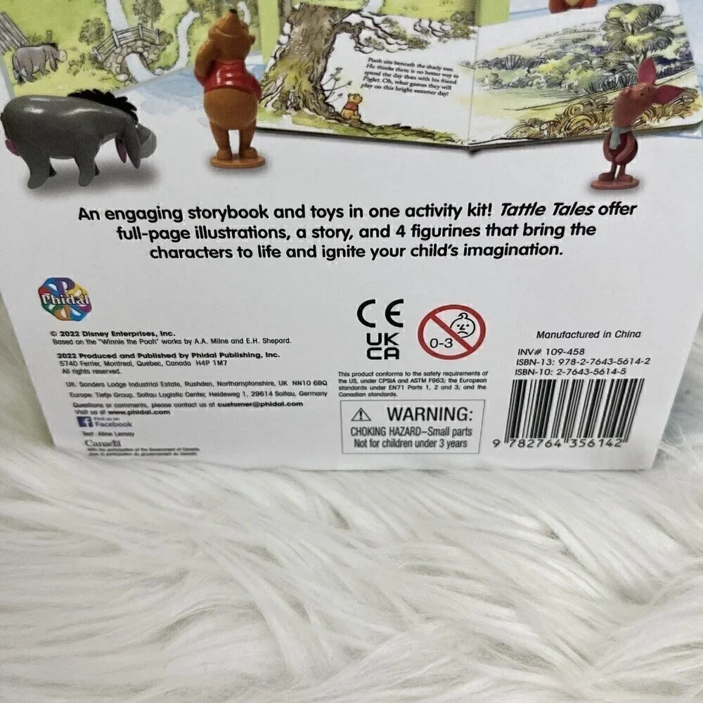 NEW DISNEY Winnie The Pooh Tattle Tales Includes 4 Figures Storybook Tigger